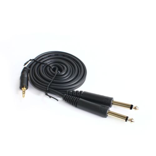 Audio kabl 3.5mm stereo M na 2x6.35mm mono M 1.5m.