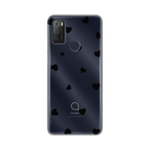 Silikonska futrola - maska print Skin za Alcatel 1S (2021)/3L (2021)/A1 Alpha 21 Hearts.