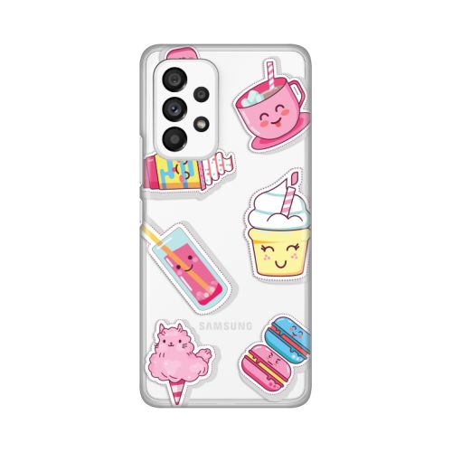 Silikonska futrola - maska print Skin za Samsung A536 Galaxy A53 5G Ice cream.