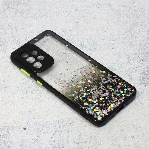 Futrola - maska Frame Glitter za Samsung A336 Galaxy A33 5G crna.