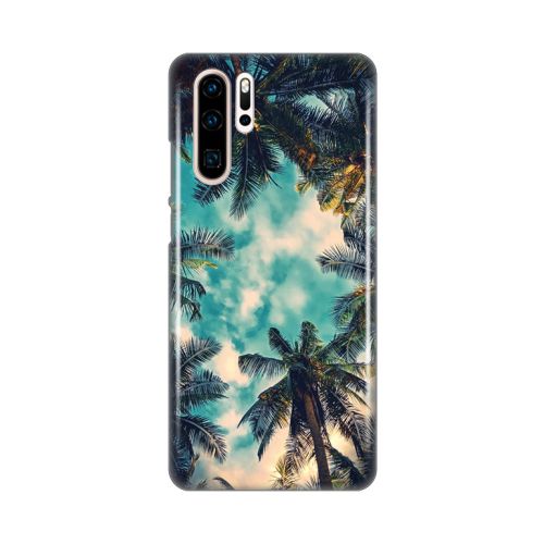 Silikonska futrola - maska print Skin za Huawei P30 Pro Palm tree.