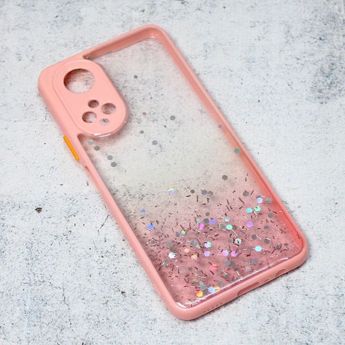 Futrola - maska Frame Glitter za Huawei Honor X7 roze.