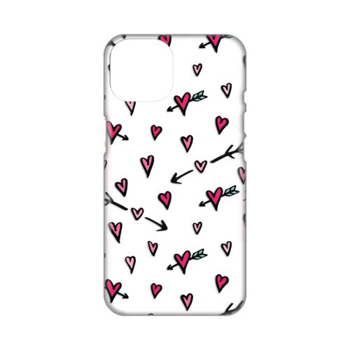 Silikonska futrola - maska print Skin za iPhone 14 Plus 6.7 Heart Pattern.