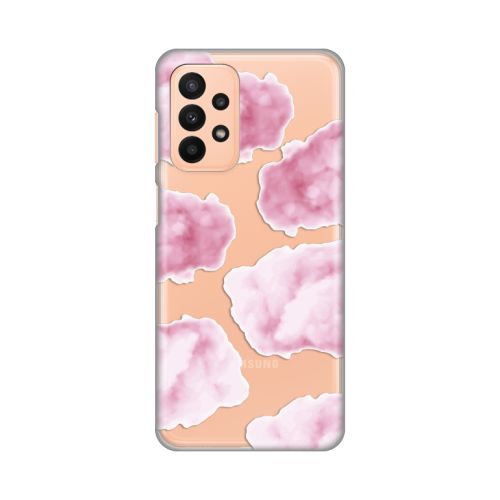 Silikonska futrola - maska print Skin za Samsung A235 Galaxy A23 Pink Clouds.