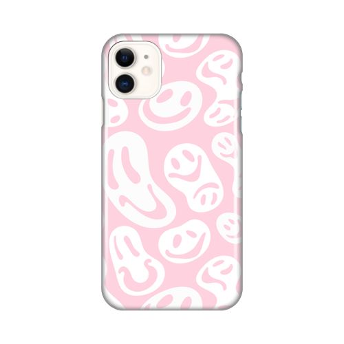 Silikonska futrola - maska print za iPhone 11 6.1 Pink Smiles.