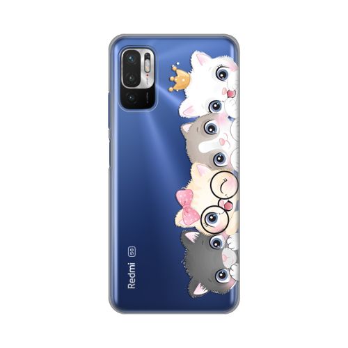 Silikonska futrola - maska print Skin za Xiaomi Redmi Note 10 5G Cats.