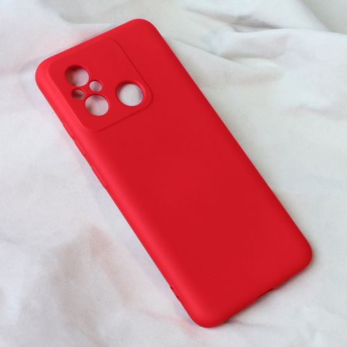 Futrola - maska Teracell Soft Velvet za Xiaomi Redmi 12C crvena.