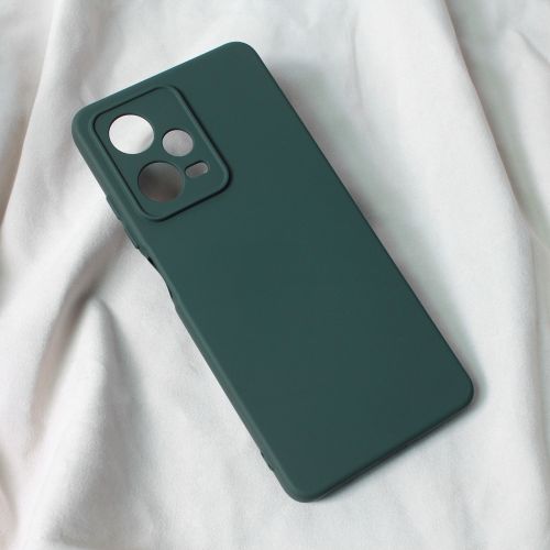 Futrola - maska Teracell Soft Velvet za Xiaomi Redmi Note 12 Pro 5G (EU) tamno zelena.