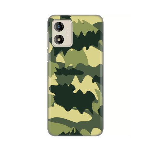 Silikonska futrola - maska print Skin za Motorola Moto E13 Army.