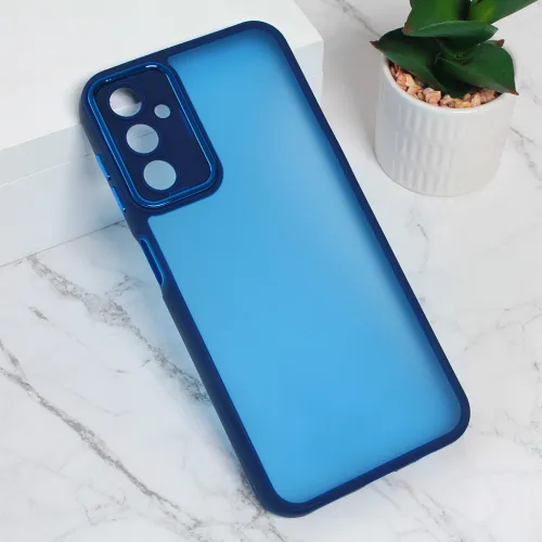 Futrola - maska Shining Camera za Samsung A145R/A146B Galaxy A14 4G/5G plava.
