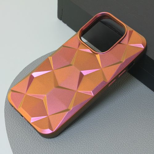 Futrola - maska Shiny Diamond za iPhone 15 Pro 6.1 roze.