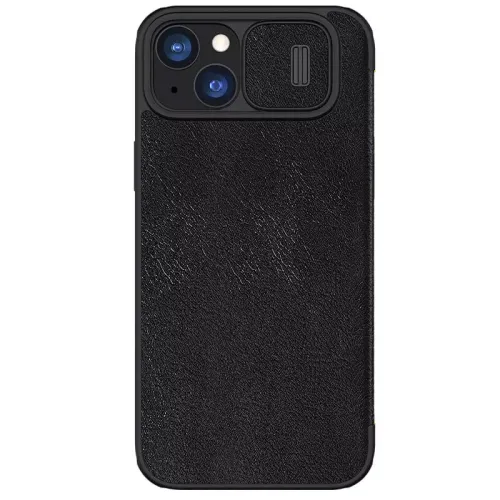 Futrola - maska Nillkin Qin Pro za iPhone 15 Plus 6.7 crna.