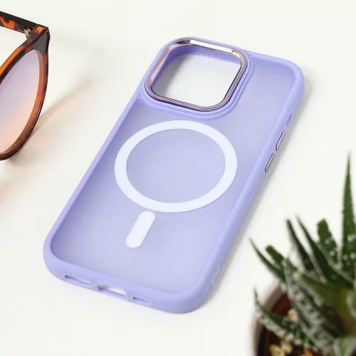 Futrola - maska Magsafe colorful za iPhone 15 Pro 6.1 lila.