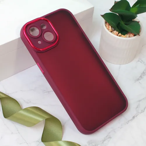 Futrola - maska Shining Camera za iPhone 15 6.1 crvena.