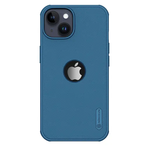 Futrola - maska Nillkin Scrub Pro za iPhone 15 6.1 (sa otvorom za logo) plava.