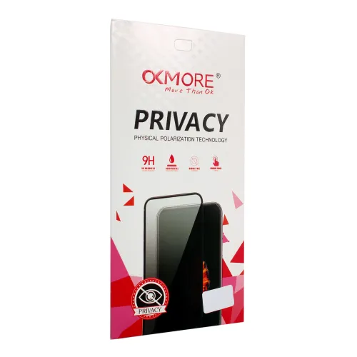 Zastitno staklo Zaštino staklo (glass) Privacy 2.5D Full glue za iPhone 15 Plus 6.7 crni.