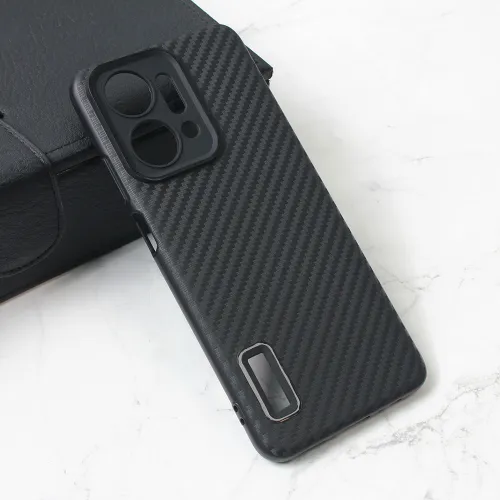 Futrola - maska Carbon Stripe za Huawei Honor X7a crna.