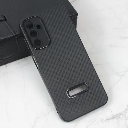 Futrola - maska Carbon Stripe za Samsung A245 Galaxy A24 4G crna.