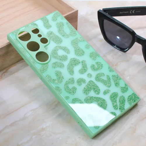 Futrola - maska Shiny glass za Samsung S928B Galaxy S24 Ultra svetlo zelena.