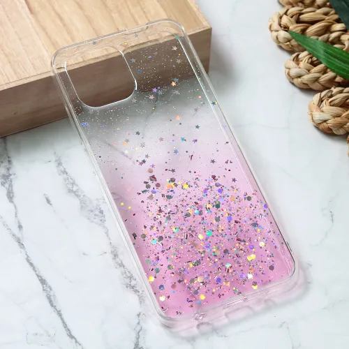 Silikonska futrola - maska Glitter za Xiaomi Redmi A1/Redmi A2 roze.