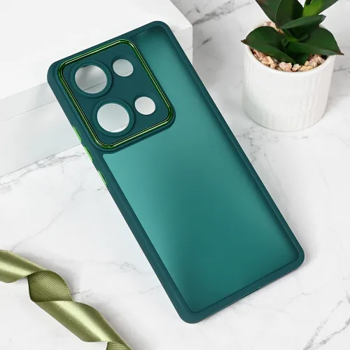 Futrola - maska Shining Camera za Xiaomi Redmi Note 13 Pro 4G (EU) tamno zelena.