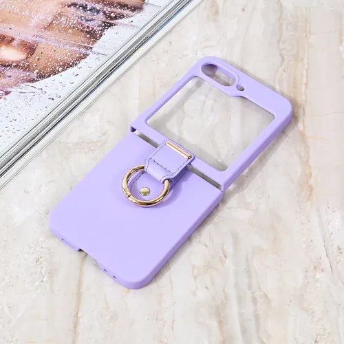 Futrola - maska Slim PC Protective za Samsung F741B Galaxy Z Flip 6 5G ljubicasta.