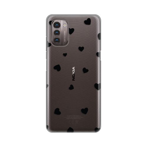 Silikonska futrola - maska print Skin za Nokia G11/G21 Hearts.