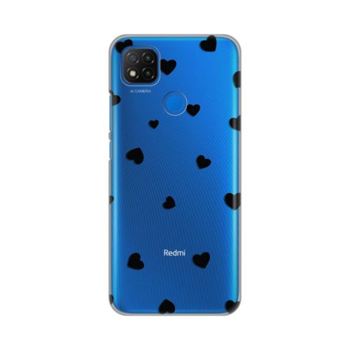 Silikonska futrola - maska print Skin za Xiaomi Redmi 9C/Redmi 10A Hearts.