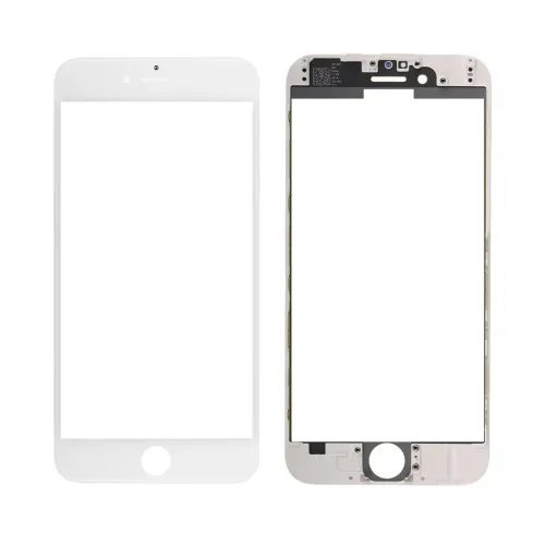Staklo touchscreen-a + frame + OCA za iPhone 6G Belo (Crown Quality).