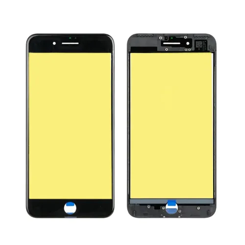 Staklo touchscreen-a + frame za iPhone 7 Plus Crno (Crown Quality).