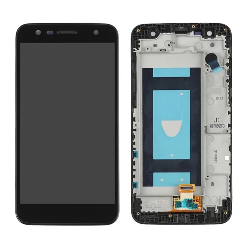 LCD ekran / displej za LG X Power 2+touch screen crni+frame.