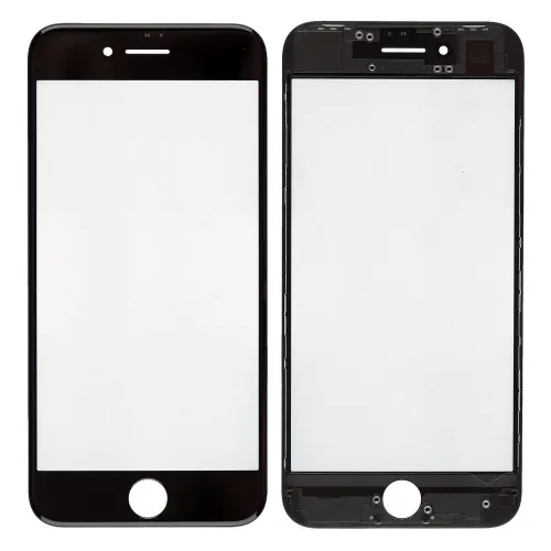 Staklo touchscreen-a+frame za iPhone 7 4,7 crno AAA.