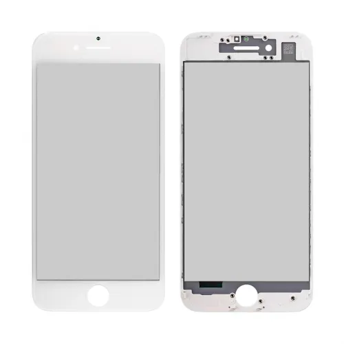 Staklo touchscreen-a+frame+OCA za iPhone 7 belo AAA.