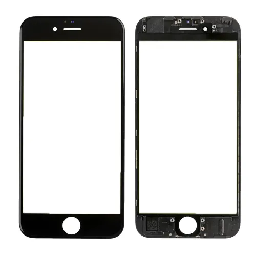 Staklo touchscreen-a+frame+OCA za iPhone 6S 4,7 crno AAA.