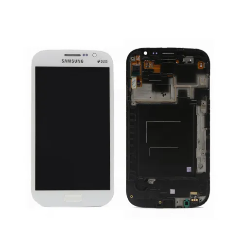 LCD ekran / displej za Samsung i9080/Galaxy Grand+touch screen+frame beli.