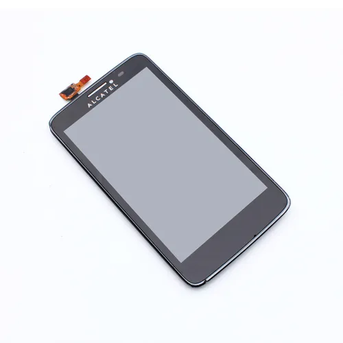 LCD ekran / displej za Alcatel OT Scrub Easy/8000D+touch screen+frame crni SPO SH.