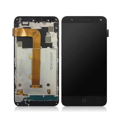 LCD ekran / displej za Alcatel POP 4/OT-5051d+touch screen+frame crni.