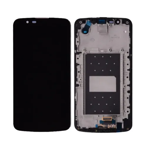 LCD ekran / displej za LG K10/K430DS+touch screen crni+frame(TV-DUAL SIM).