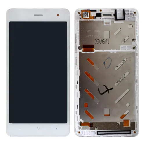 LCD ekran / displej za Wiko JERRY 2+touch screen beli+frame SPO SH.