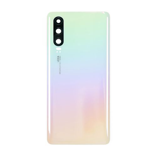 Poklopac za Huawei P30 Pearl White+staklo kamere.