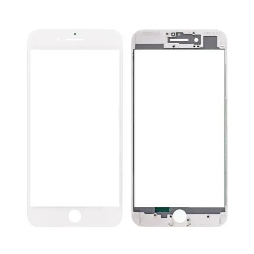 Staklo touchscreen-a+frame za iPhone 7 Plus belo AAA.