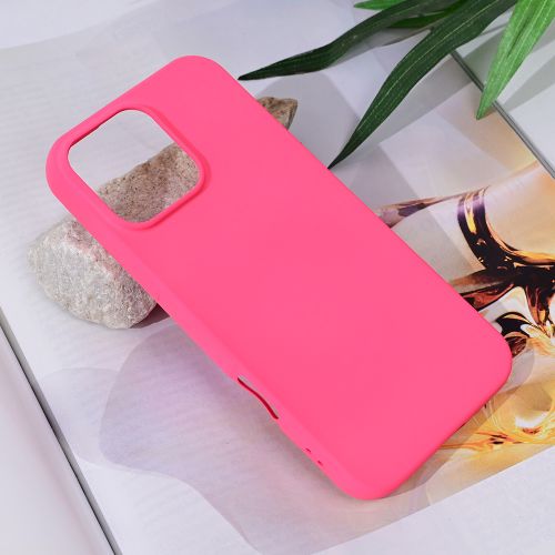 Futrola - maska Teracell Soft Velvet za iPhone 16 Pro Max 6.9 pink.