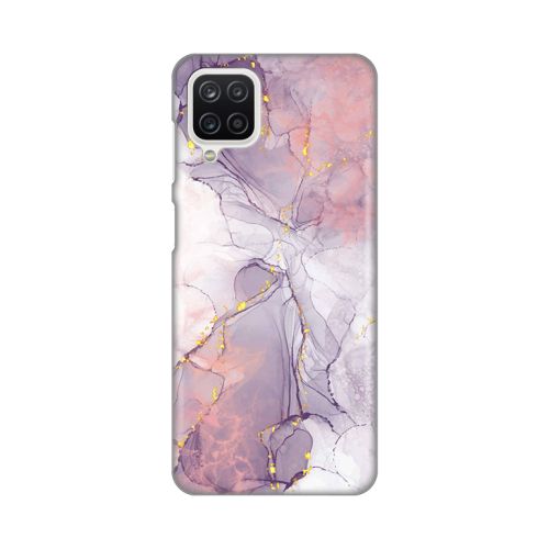 Silikonska futrola - maska print za Samsung A125F Galaxy A12 Pink Marble.