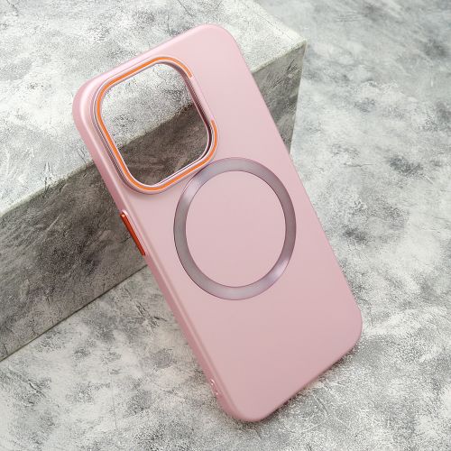 Futrola - maska PRO CASES MagSafe za iPhone 15 Pro (6.1) roze (MS).