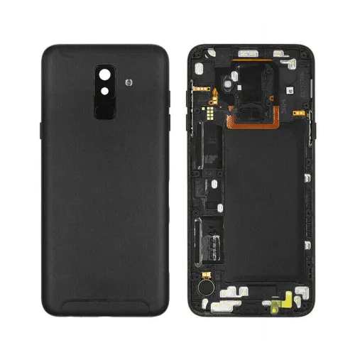 Oklop - Maska AAA za Samsung A605/Galaxy A6 Plus 2018 crni+Senzor otiska prsta za SPO SH.