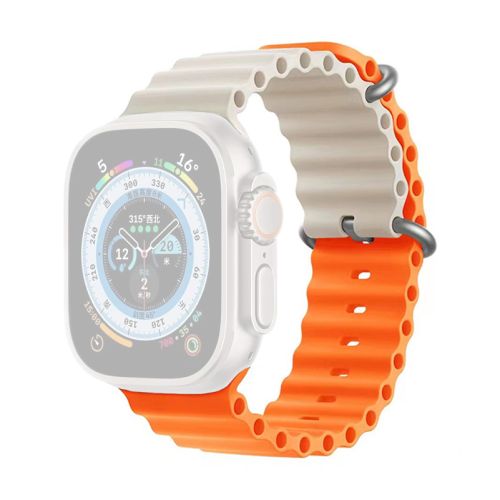 Narukvica Moye Smart Watch Ocean Strap 44/45/49mm Orange/ Starlight.