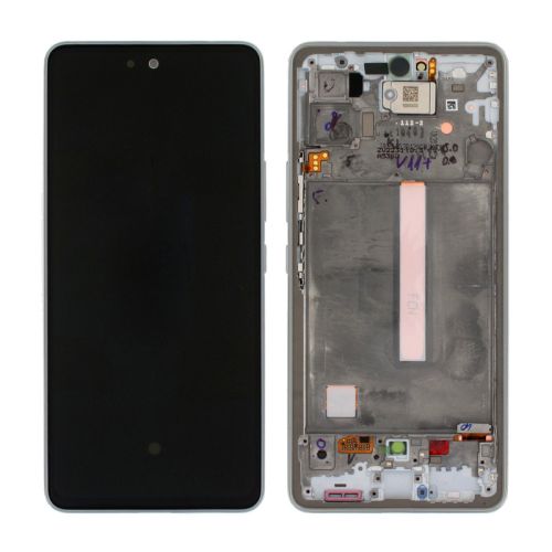 LCD ekran / displej za Samsung A536 Galaxy A53 5G + touchscreen + frame Black Service Pack Original/GH82-28024A.