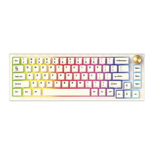 Tastatura gejmerska mehanicka bezicna MAXFIT67 MK858 space edition (Kaith box white switch) FANTECH (MS).