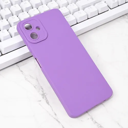 Futrola - maska Silikon Pro Camera za Samsung A065F Galaxy A06 4G ljubicasta.
