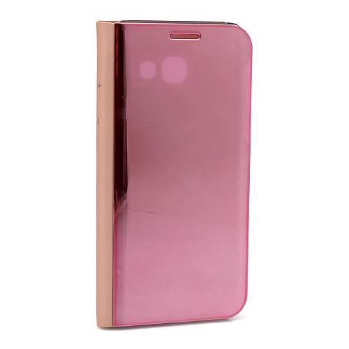 Futrola - maska BI FOLD providna VIEW za Samsung A520 Galaxy A5 (2017) roze (MS).